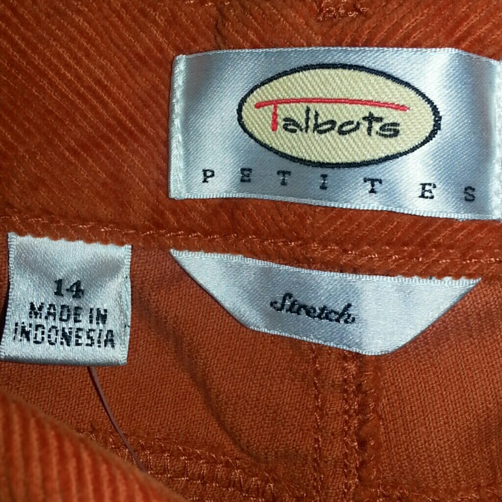 Talbots Petite corduroy pants - Picture 3 of 3
